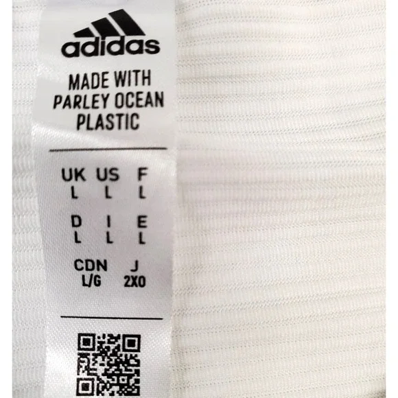 Adidas Paris Open HEAT RDY Freelift Tennis Shirt White Large - Picture 7 of 10